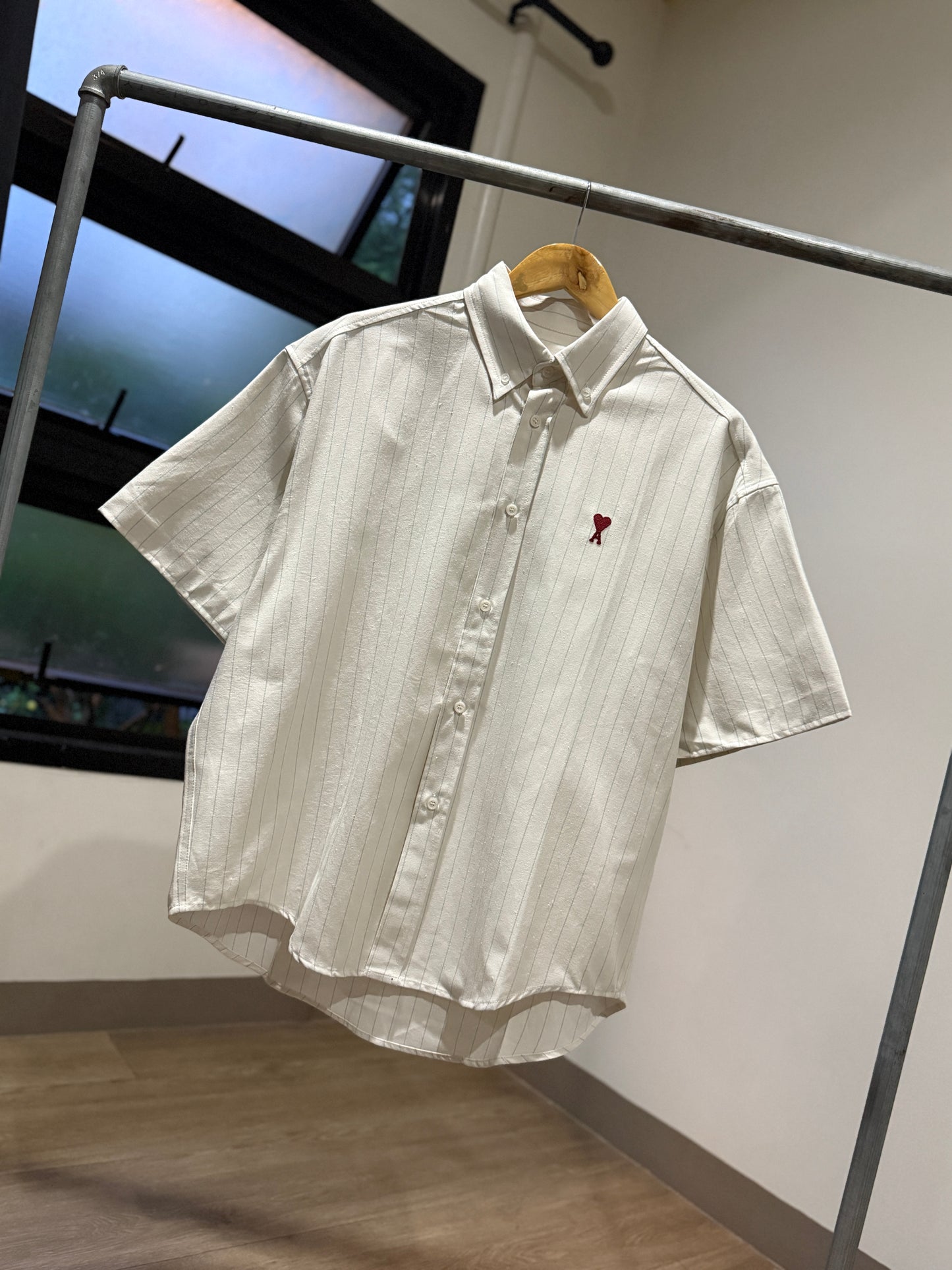 AMI Paris Short Sleeve Shirt (Boxy)