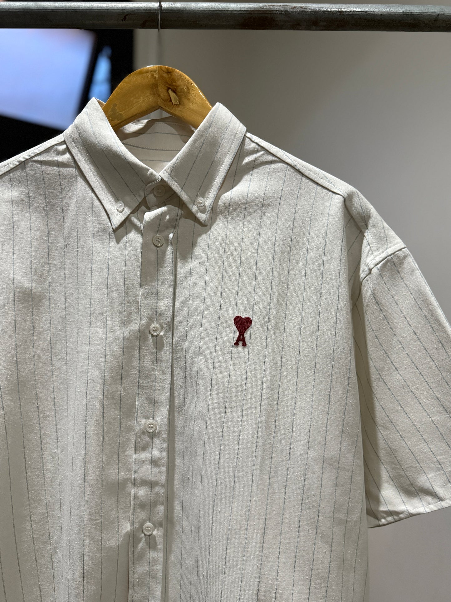 AMI Paris Short Sleeve Shirt (Boxy)