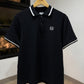 Loewe Anagram Polo Shirt (Black)