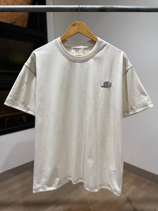 AMI Signature T-Shirt (Cream)