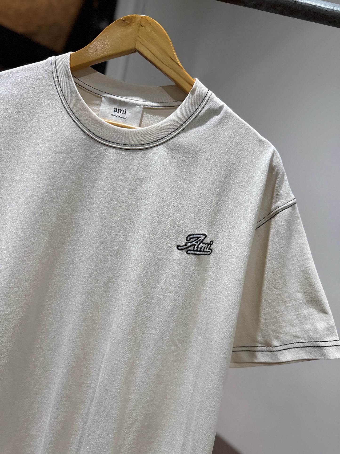 AMI Signature T-Shirt (Cream)