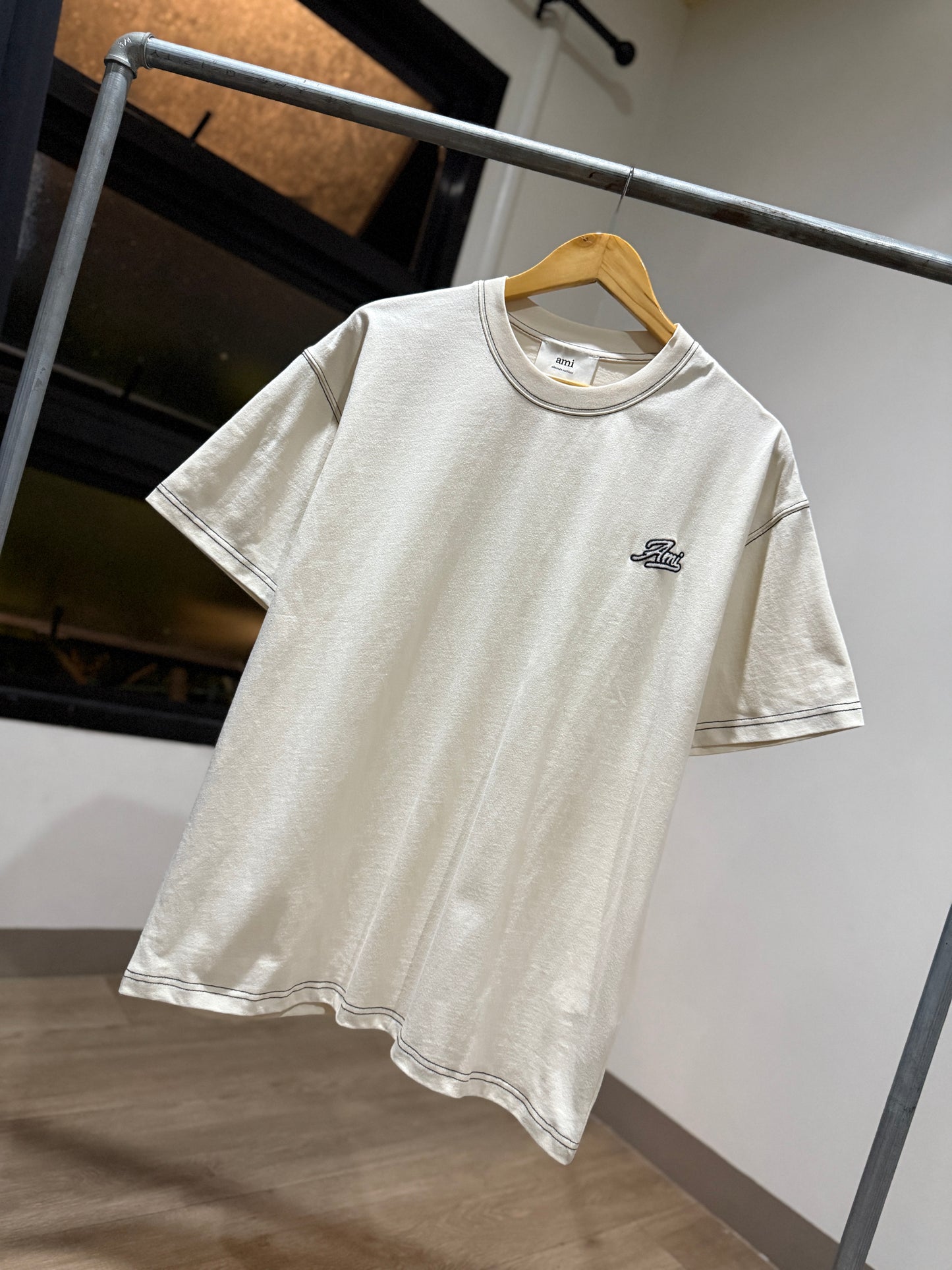 AMI Signature T-Shirt (Cream)
