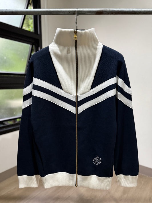 Louis Vuitton Knitted Sailor Blouson (Navy/White)