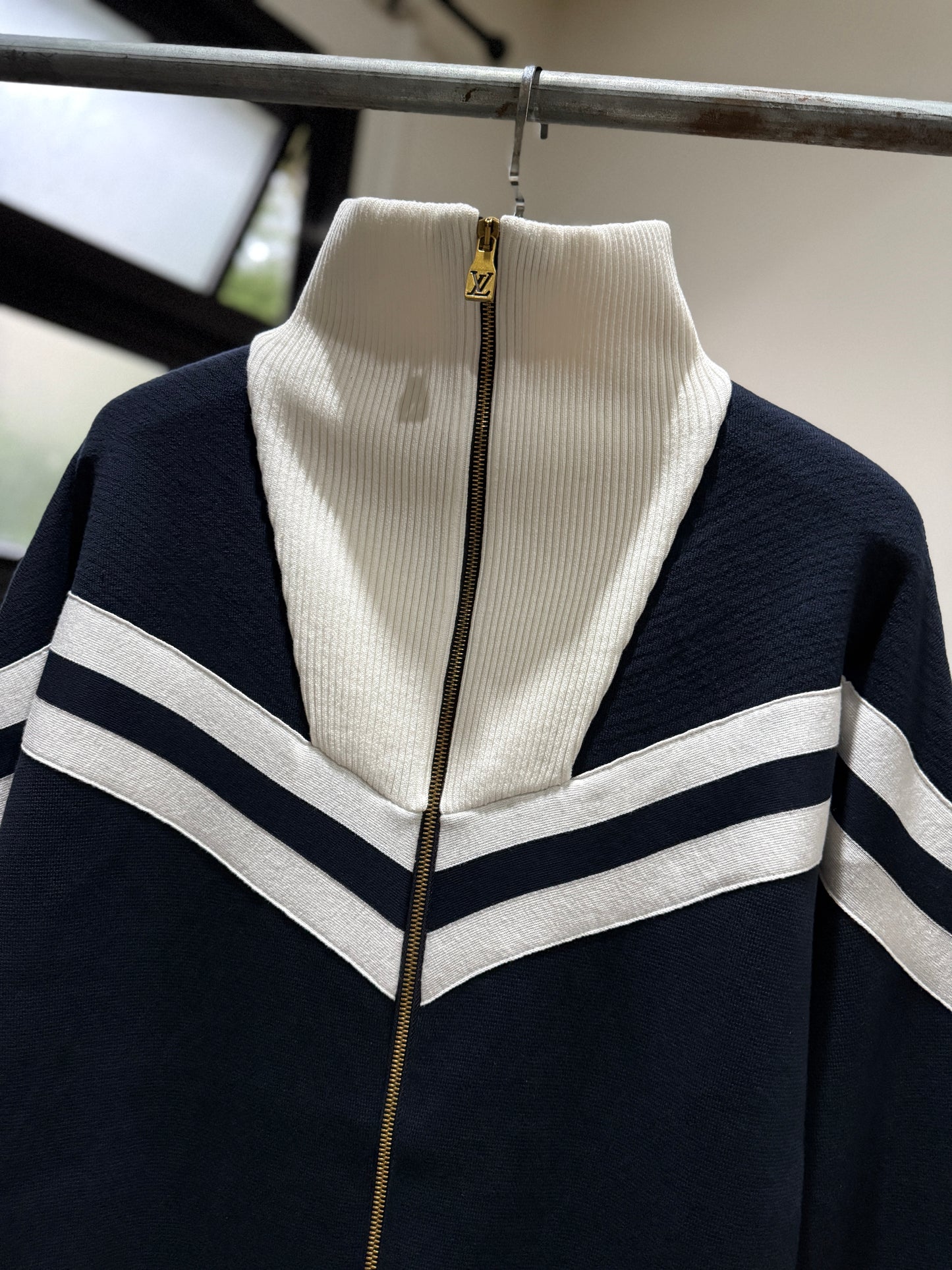 Louis Vuitton Knitted Sailor Blouson (Navy/White)