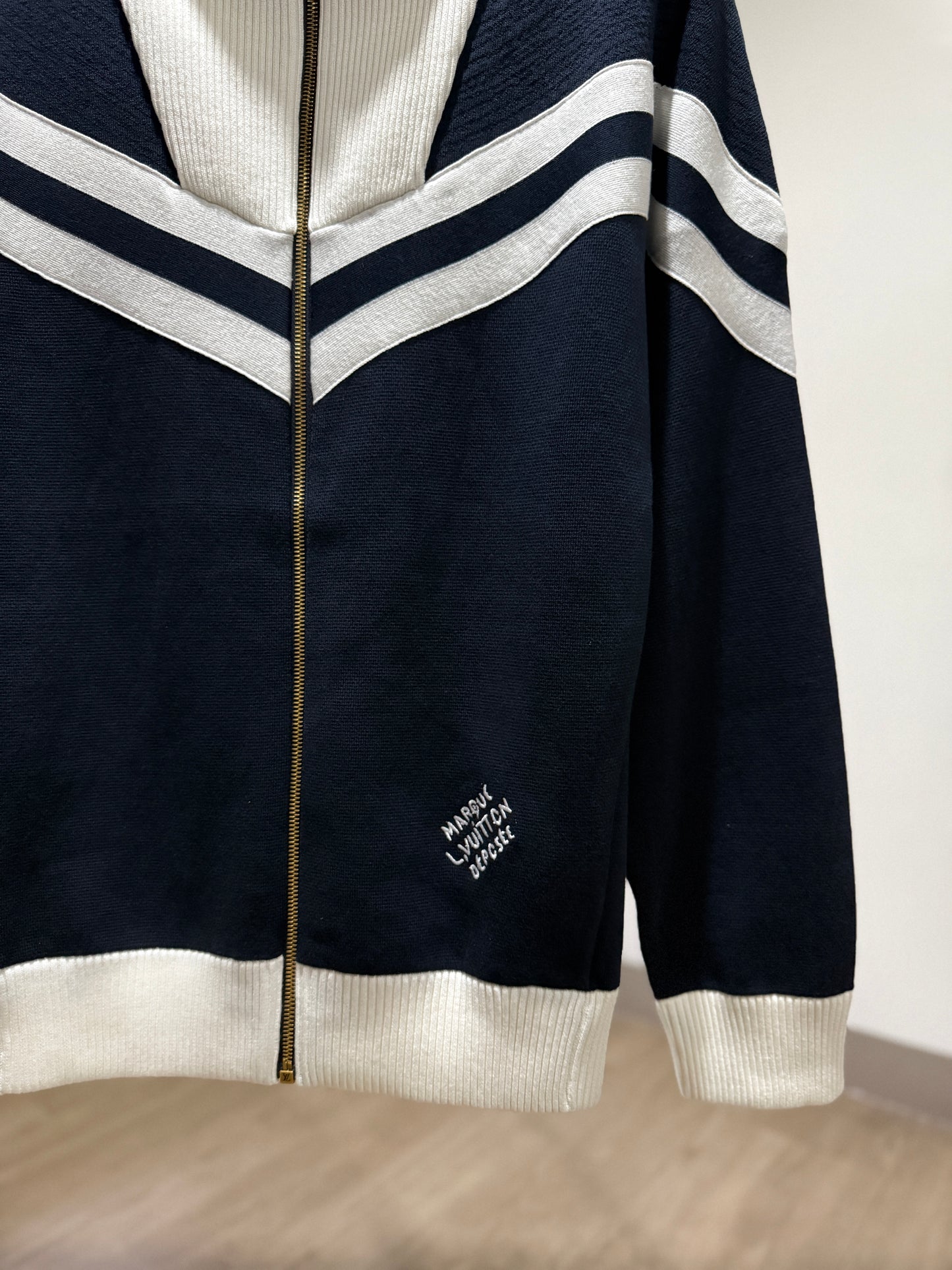 Louis Vuitton Knitted Sailor Blouson (Navy/White)