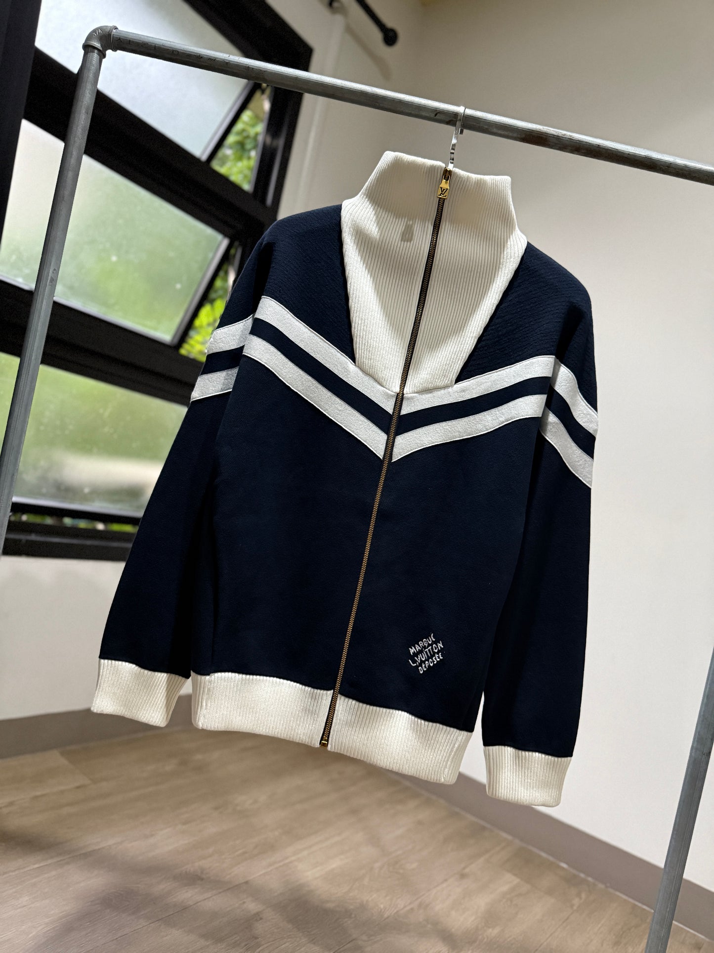Louis Vuitton Knitted Sailor Blouson (Navy/White)