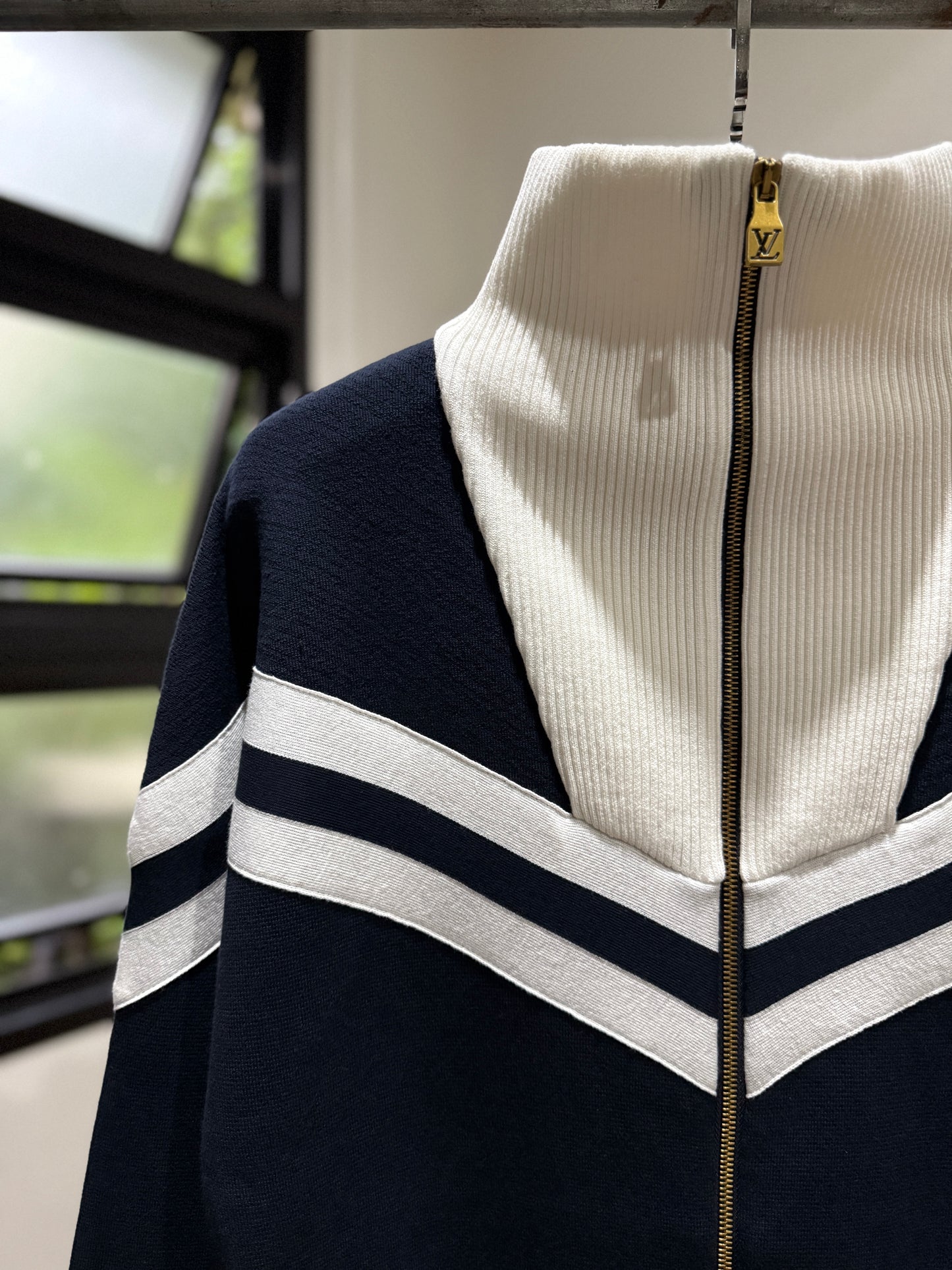 Louis Vuitton Knitted Sailor Blouson (Navy/White)