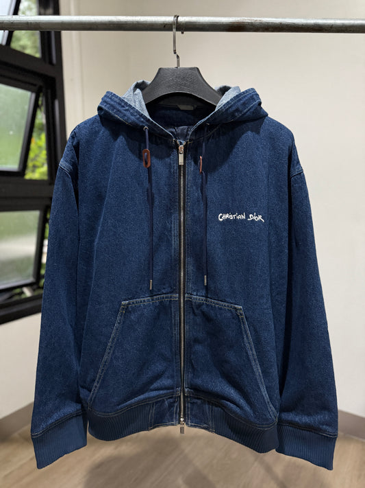 Dior Hooded Denim Jacket