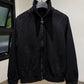 Louis Vuitton Debossed Suede Tracksuit Jacket (Black)