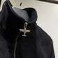 Louis Vuitton Debossed Suede Tracksuit Jacket (Black)