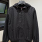 Gucci Zip Monogram Hooded Jacket