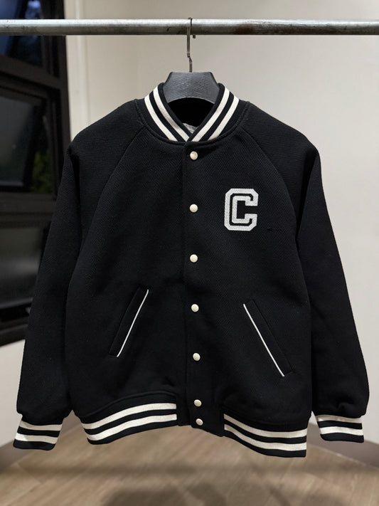 Celine Textured Wool Teddy Jacket