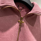 Louis Vuitton Debossed Suede Tracksuit Jacket (Pink)