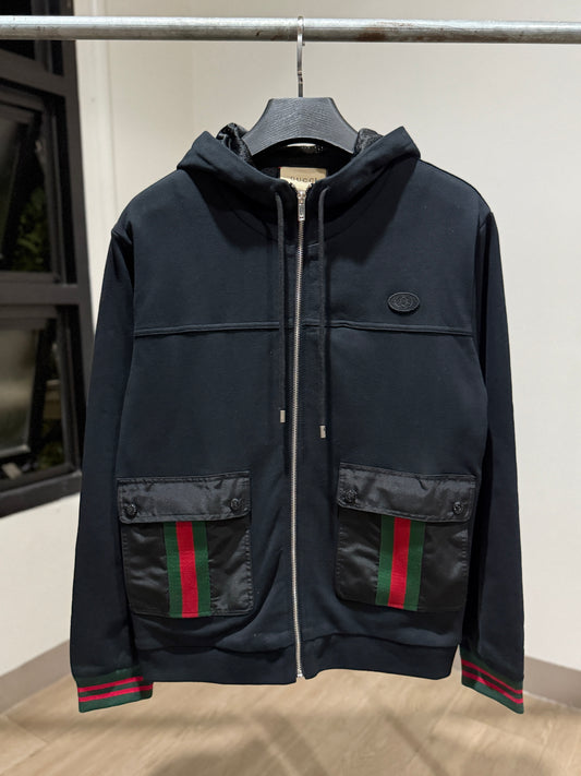 Gucci Web Hooded Jacket