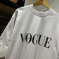 Balenciaga Vogue Oversized T-Shirt (Dirty White)