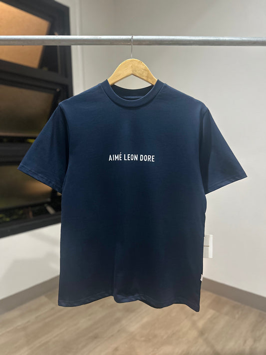Aime Leon Dore Mid Logo Tee (Navy)