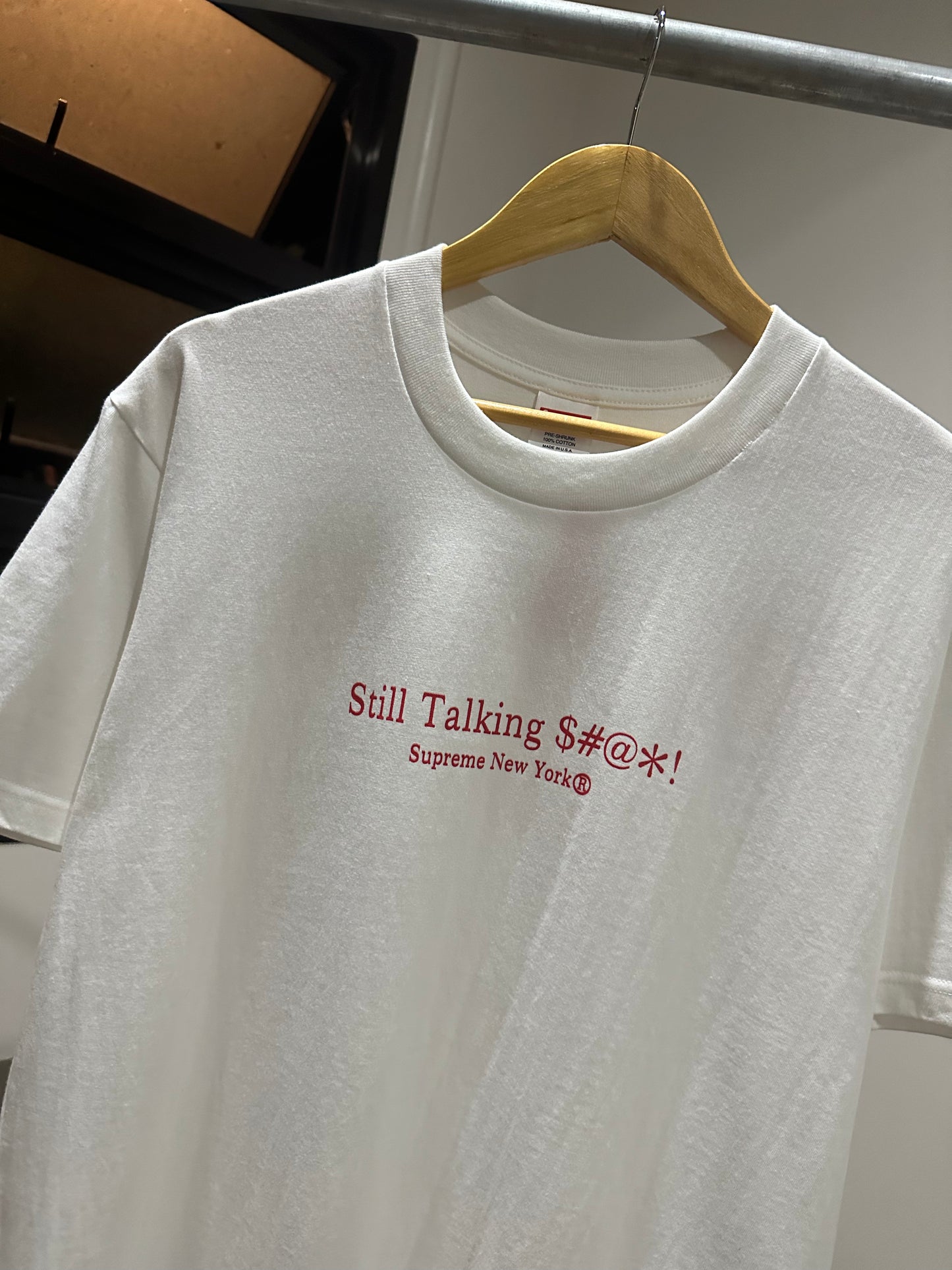 Supreme Tee - Still Taking $h!t (White)