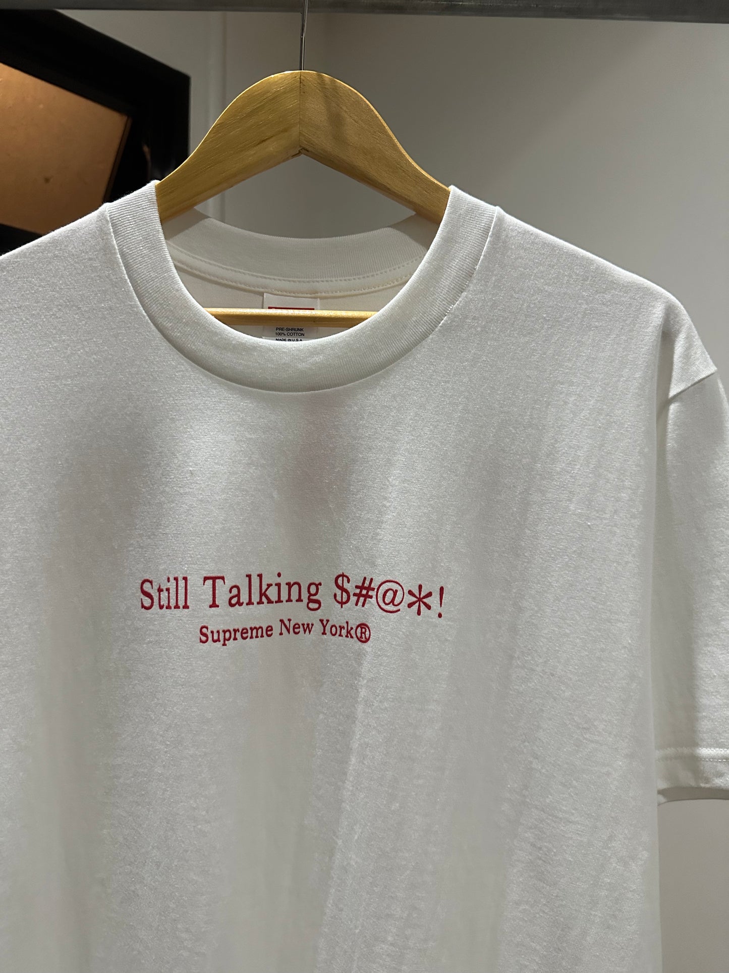 Supreme Tee - Still Taking $h!t (White)