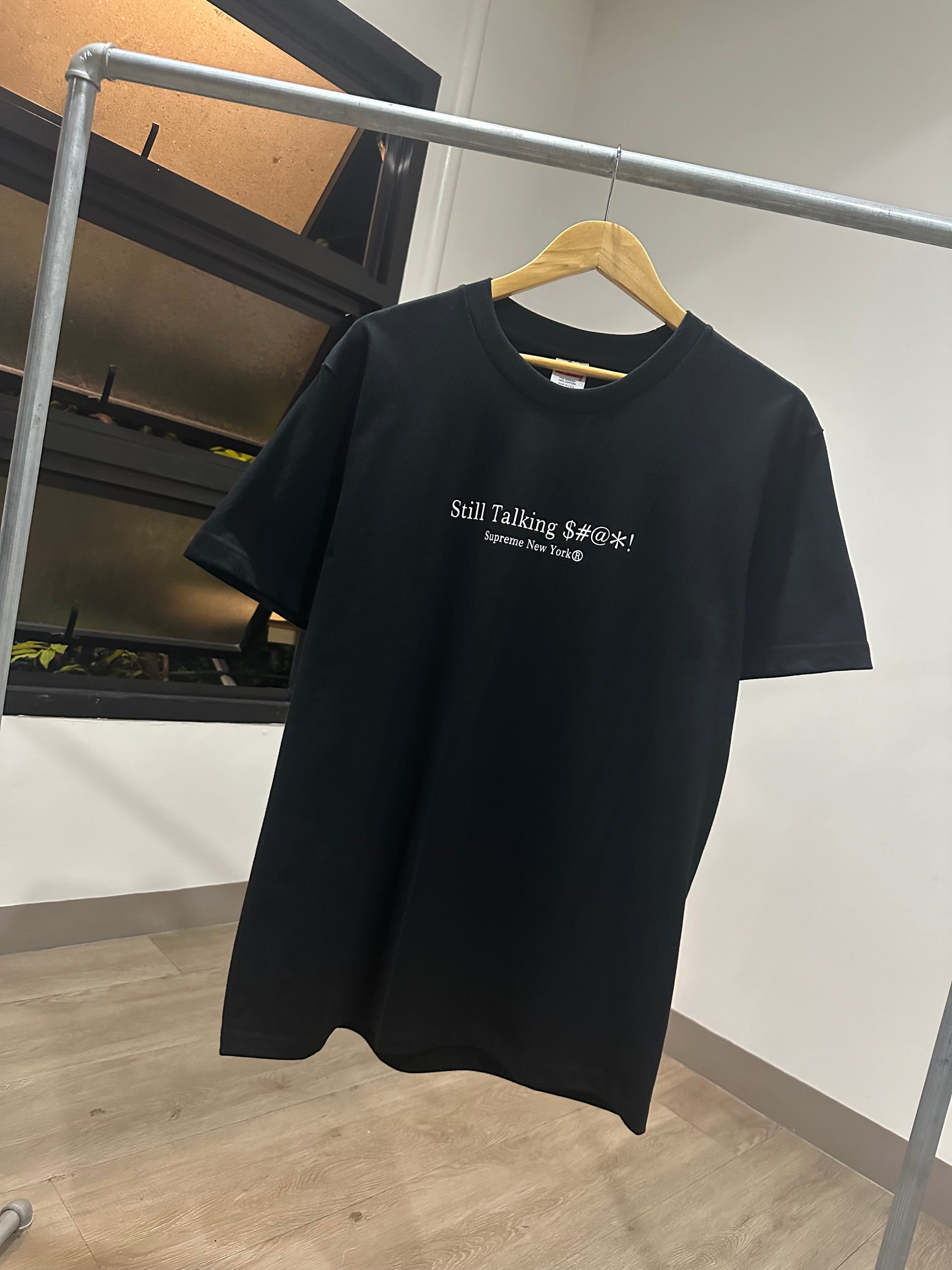 Supreme Tee - Still Talking $h!t (Black) – Dad from MNL Supreme Tee - Still Talking $h!t (Black) – Dad from MNL