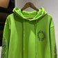 Chrome Hearts Neon Green Miami Exclusive Hoodie