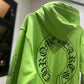 Chrome Hearts Neon Green Miami Exclusive Hoodie