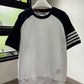 Thom Browne Short Sleeve 4-Bar T-Shirt
