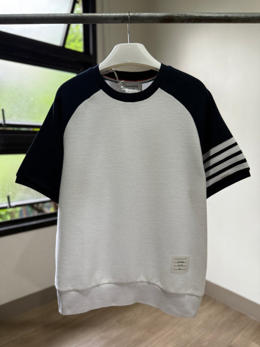 Thom Browne Short Sleeve 4-Bar T-Shirt