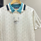 Louis Vuitton Monogram Pointelle Short Sleeved Polo Shirt