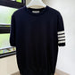Thom Browne Short Sleeve 4-Bar T-Shirt