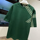 Burberry Check Sleeve Cotton T-Shirt