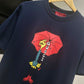 Gucci Printed Cotton T-Shirt (Navy Blue)