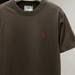 AMI Paris T-Shirt (Coffee/Reg)