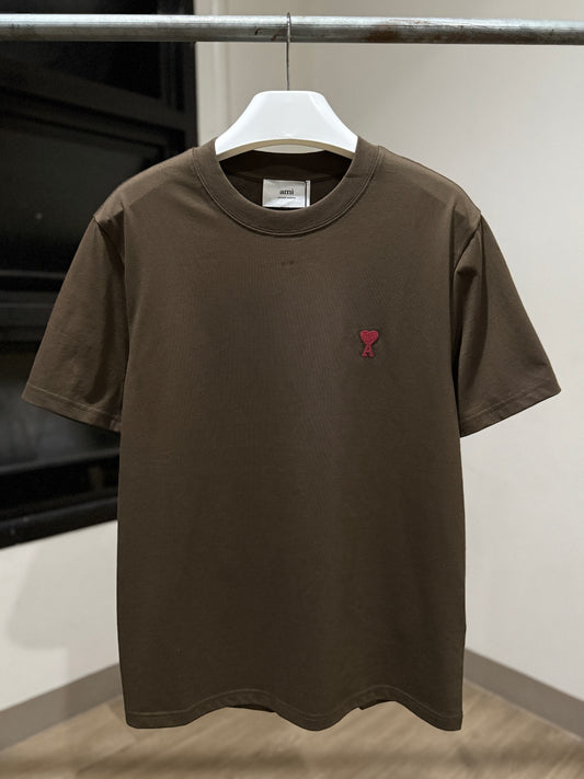 AMI Paris T-Shirt (Coffee/Reg)
