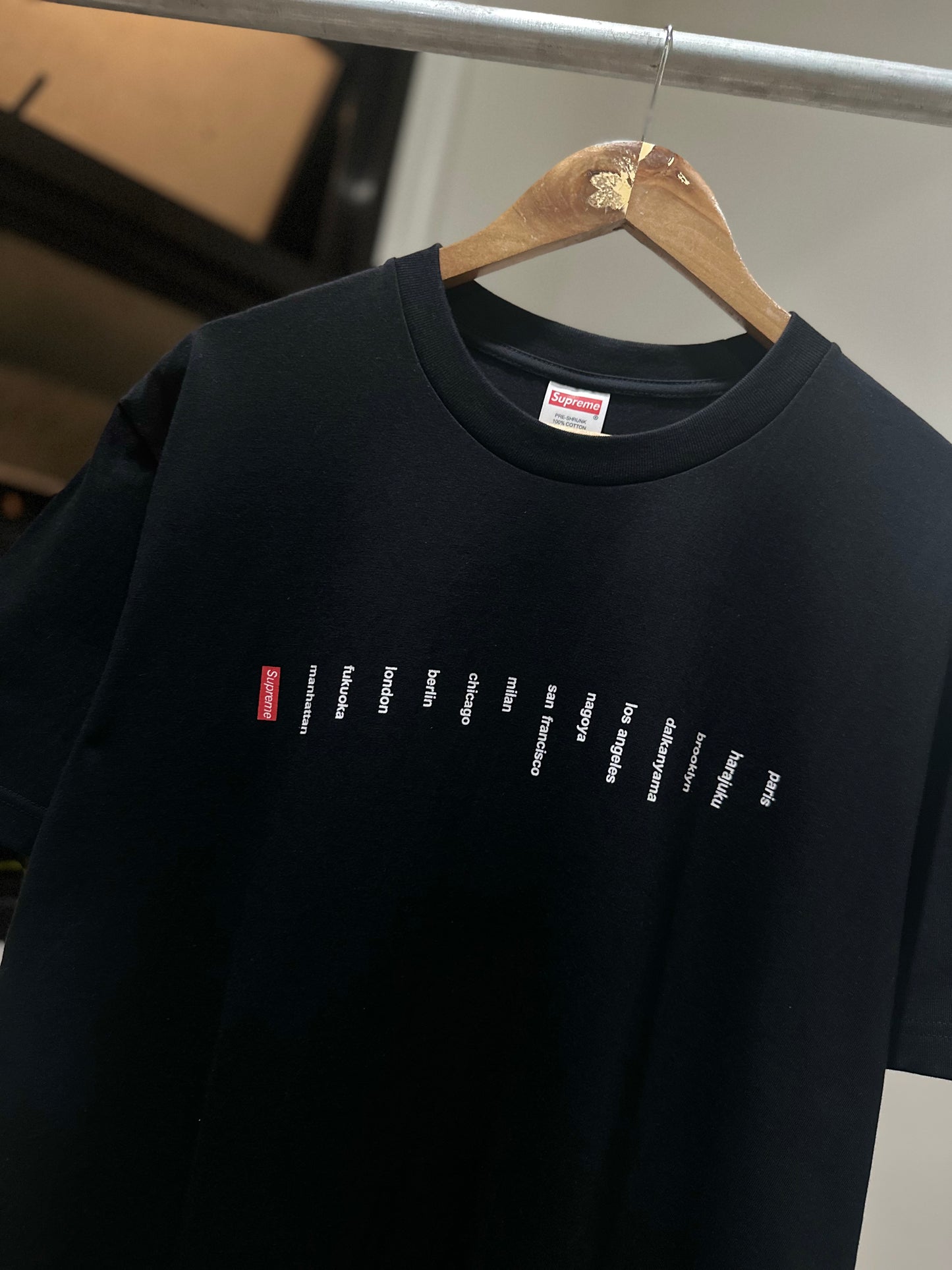 Supreme Tee - Location (Black)