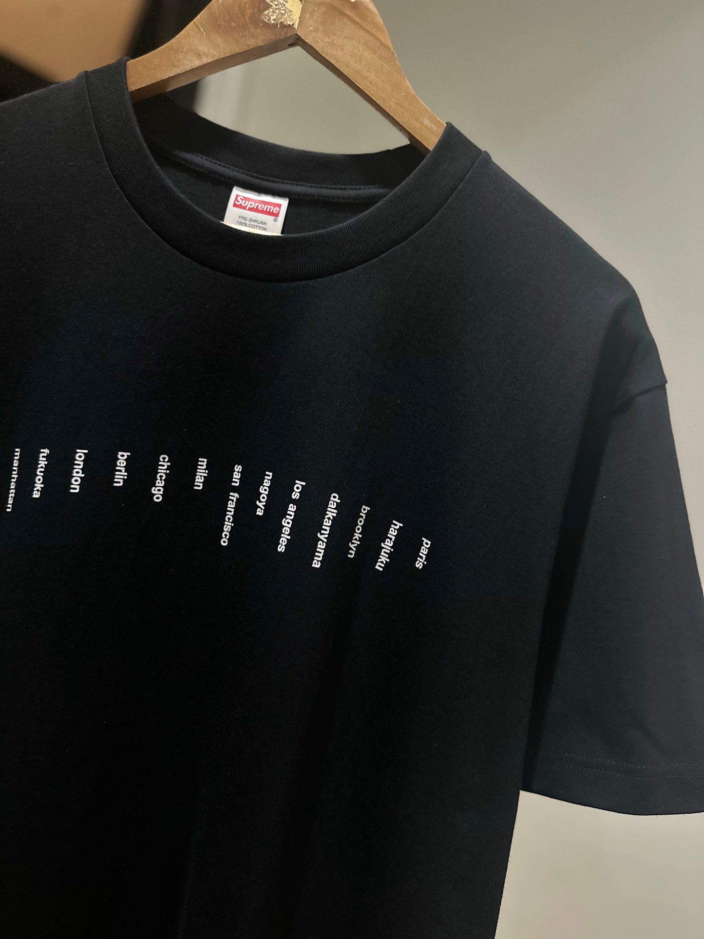 Supreme Tee - Location (Black)