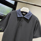Burberry Check Collar Polo Shirt