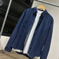 AMI Paris Corduroy Long-Sleeve (Navy)