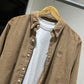 AMI Paris Corduroy Long-Sleeve (Khaki)